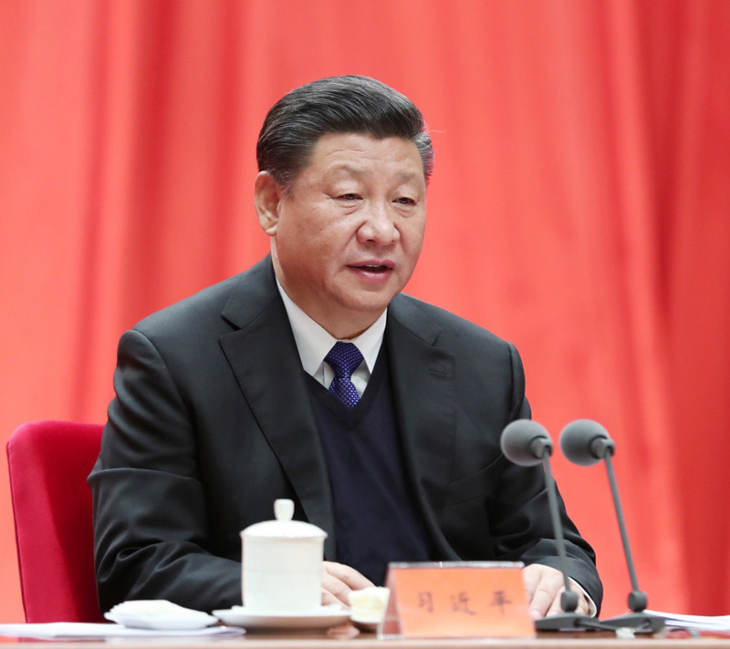 1月11日，中共中央總書記、國家主席、中央軍委主席習(xí)近平在中國共產(chǎn)黨第十九屆中央紀律檢查委員會第二次全體會議上發(fā)表重要講話。